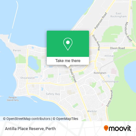 Antilla Place Reserve map