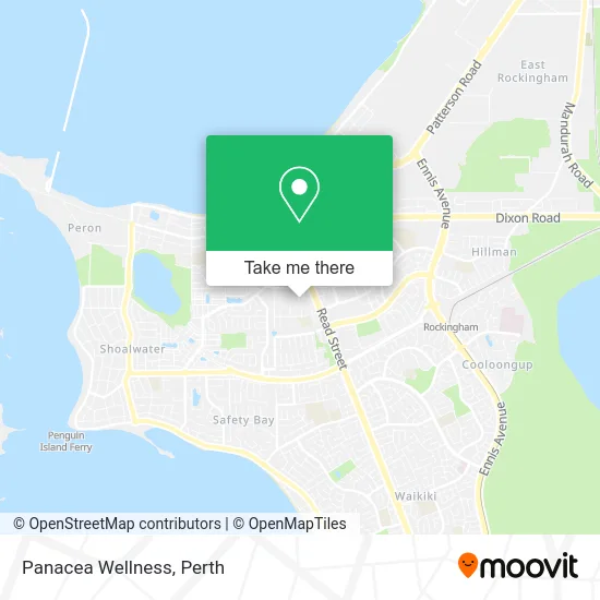 Mapa Panacea Wellness