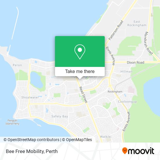 Bee Free Mobility map