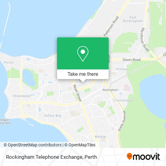 Rockingham Telephone Exchange map