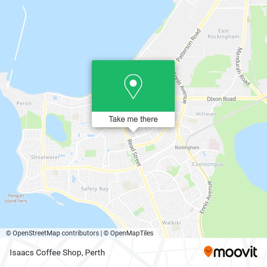 Isaacs Coffee Shop map