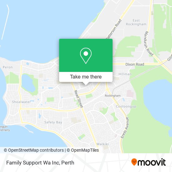 Family Support Wa Inc map