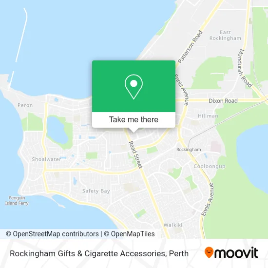 Rockingham Gifts & Cigarette Accessories map