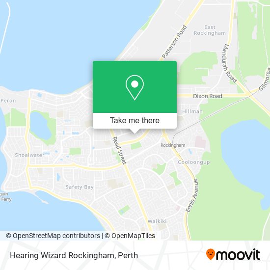 Hearing Wizard Rockingham map