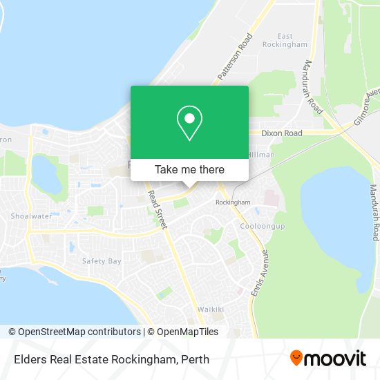 Elders Real Estate Rockingham map