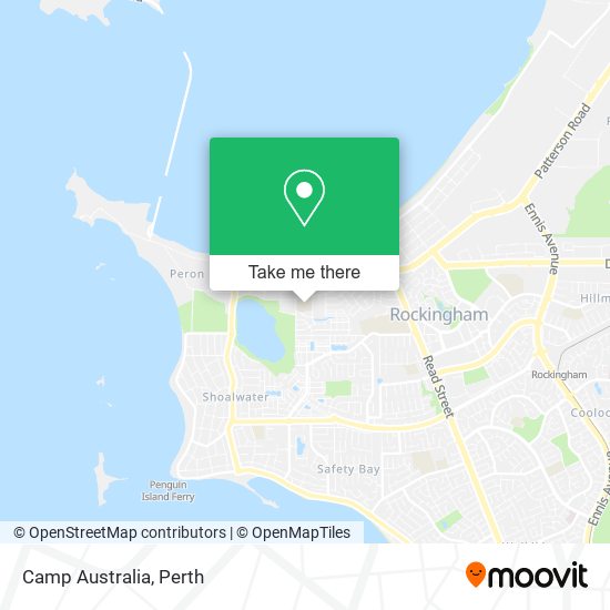 Camp Australia map