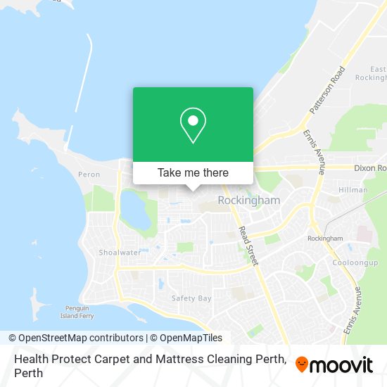 Health Protect Carpet and Mattress Cleaning Perth map