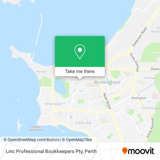 Mapa Linc Professional Bookkeepers Pty