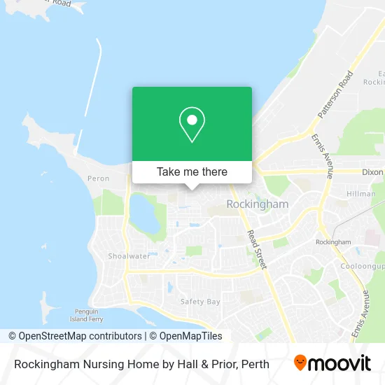 Mapa Rockingham Nursing Home by Hall & Prior