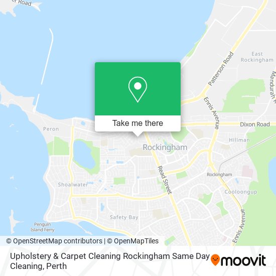 Upholstery & Carpet Cleaning Rockingham Same Day Cleaning map
