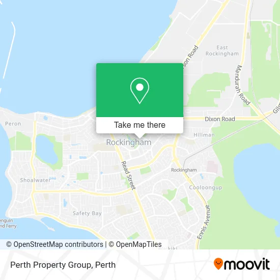 Mapa Perth Property Group