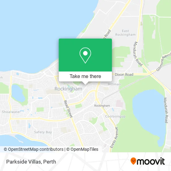 Mapa Parkside Villas