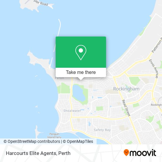 Harcourts Elite Agents map