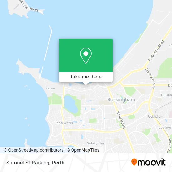 Mapa Samuel St Parking