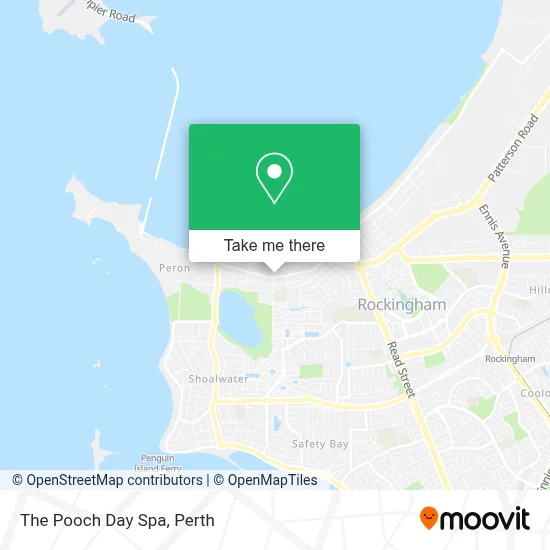 Mapa The Pooch Day Spa