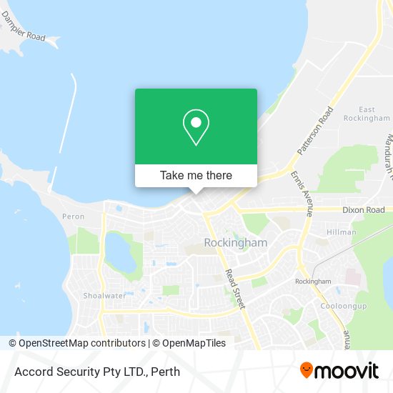 Accord Security Pty LTD. map