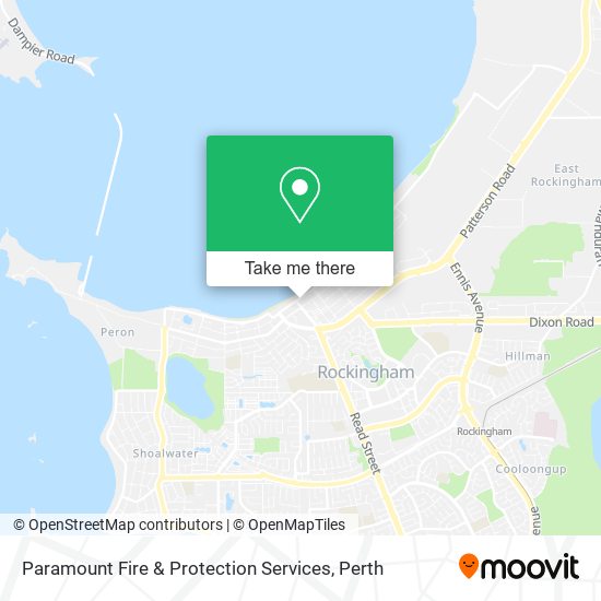 Paramount Fire & Protection Services map