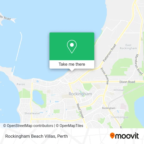 Mapa Rockingham Beach Villas