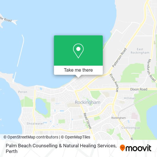 Palm Beach Counselling & Natural Healing Services map