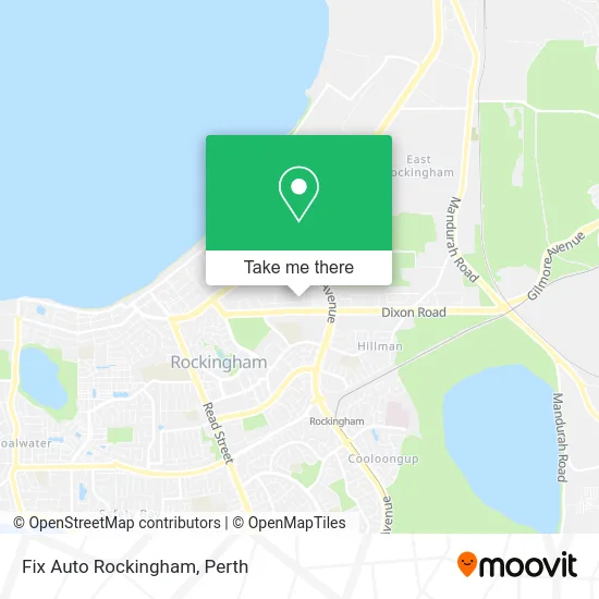 Mapa Fix Auto Rockingham