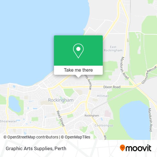 Graphic Arts Supplies map