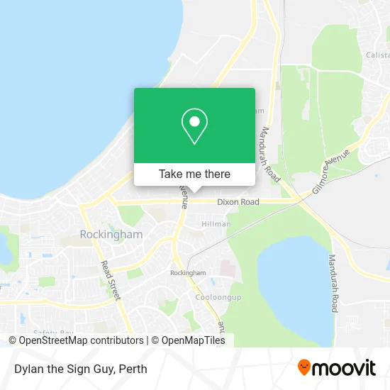 Mapa Dylan the Sign Guy