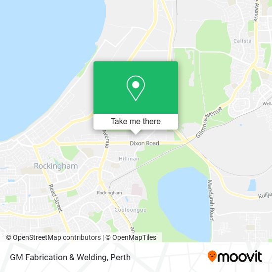 GM Fabrication & Welding map