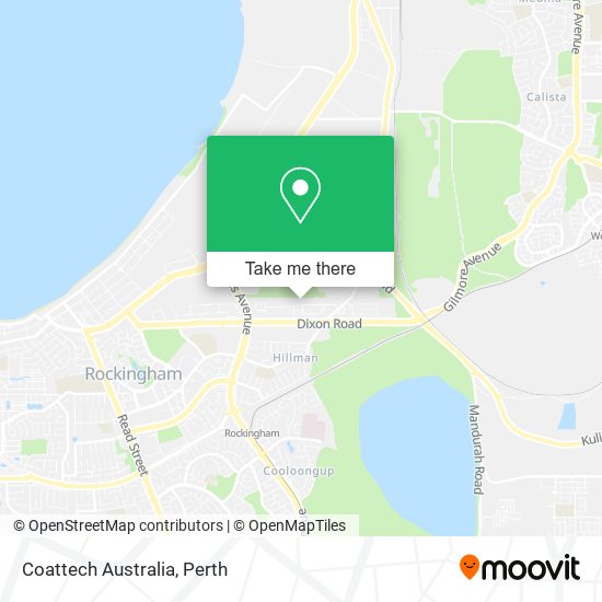 Mapa Coattech Australia