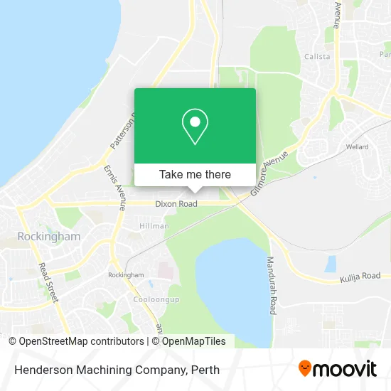 Mapa Henderson Machining Company