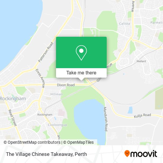 The Village Chinese Takeaway map