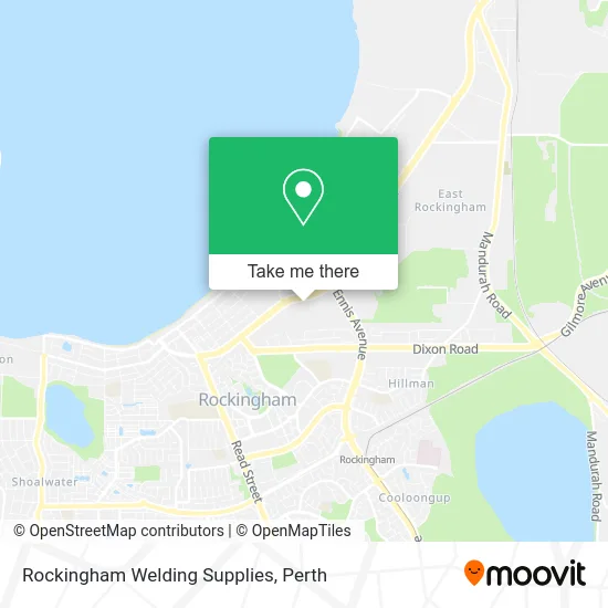 Mapa Rockingham Welding Supplies
