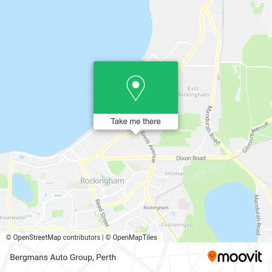 Mapa Bergmans Auto Group