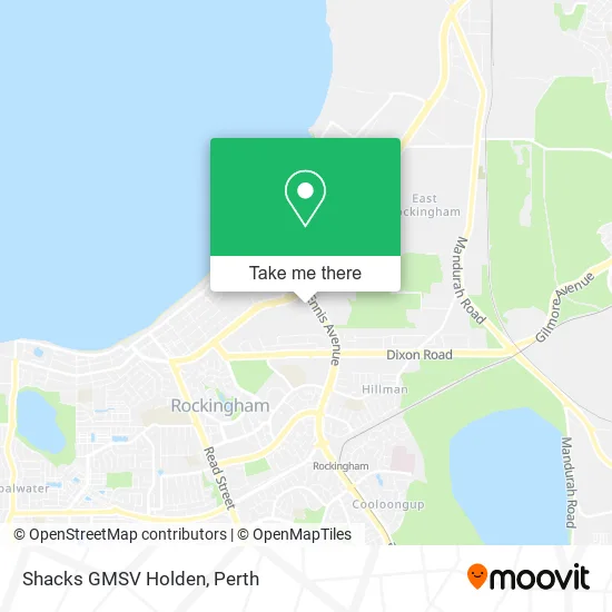Shacks GMSV Holden map