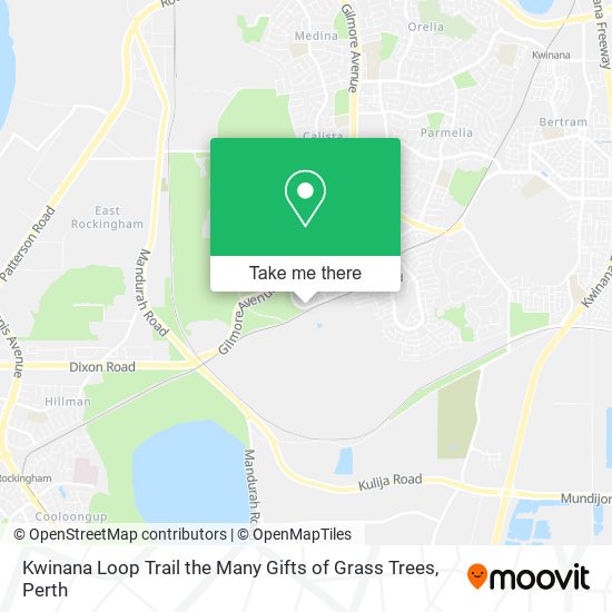 Kwinana Loop Trail the Many Gifts of Grass Trees map