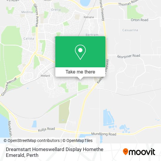 Mapa Dreamstart Homeswellard Display Homethe Emerald