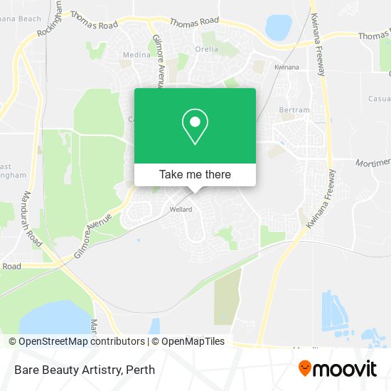 Bare Beauty Artistry map