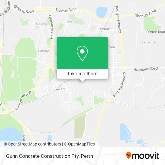 Gunn Concrete Construction Pty map