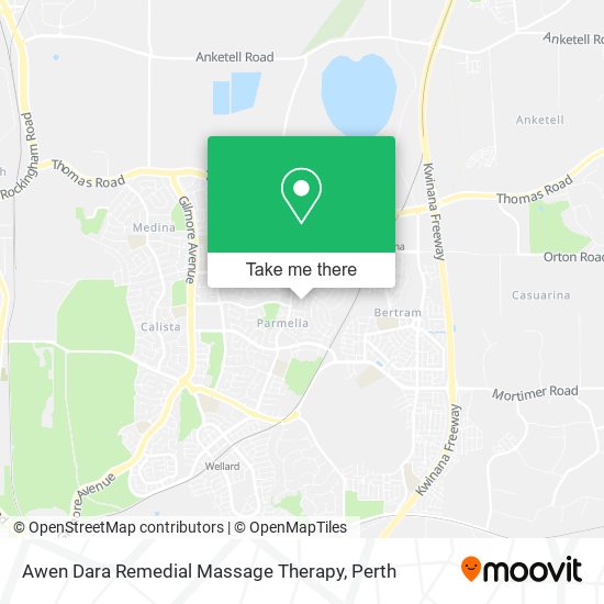 Mapa Awen Dara Remedial Massage Therapy