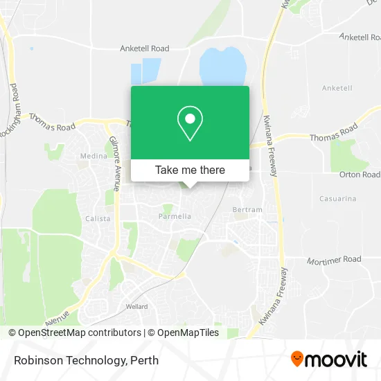 Mapa Robinson Technology