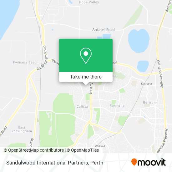 Sandalwood International Partners map