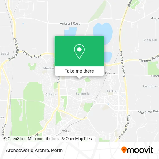 Mapa Archedworld Archre