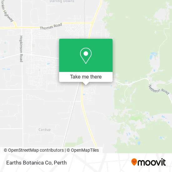 Earths Botanica Co map