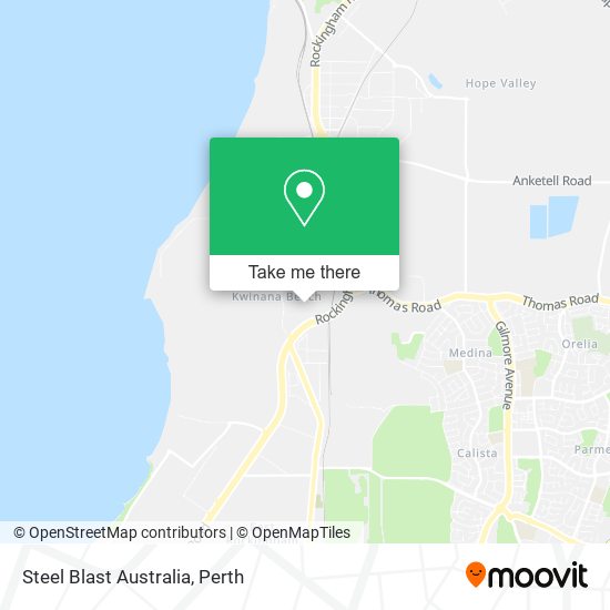 Mapa Steel Blast Australia