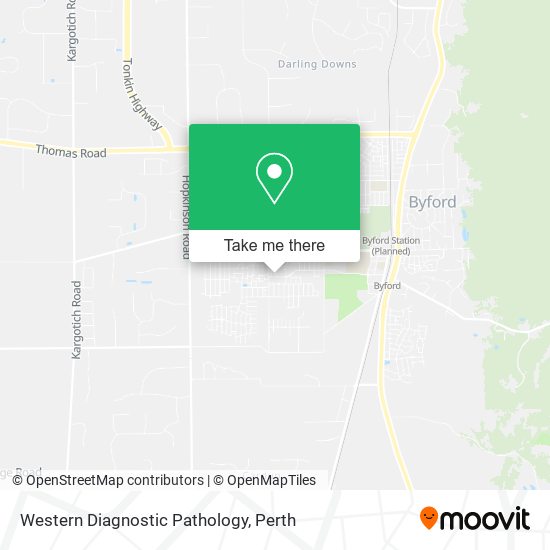 Western Diagnostic Pathology map