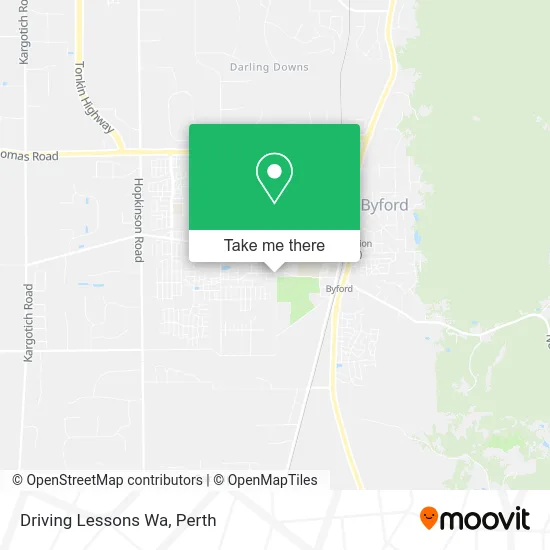 Mapa Driving Lessons Wa