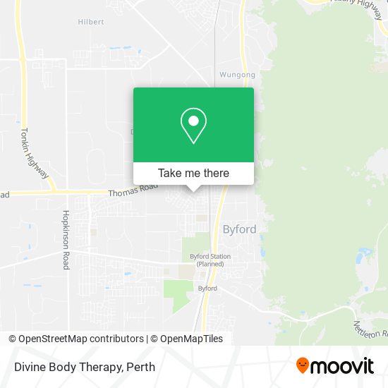 Divine Body Therapy map