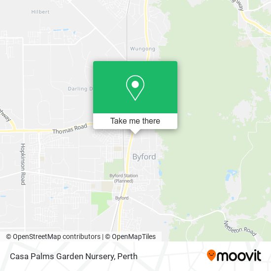 Casa Palms Garden Nursery map