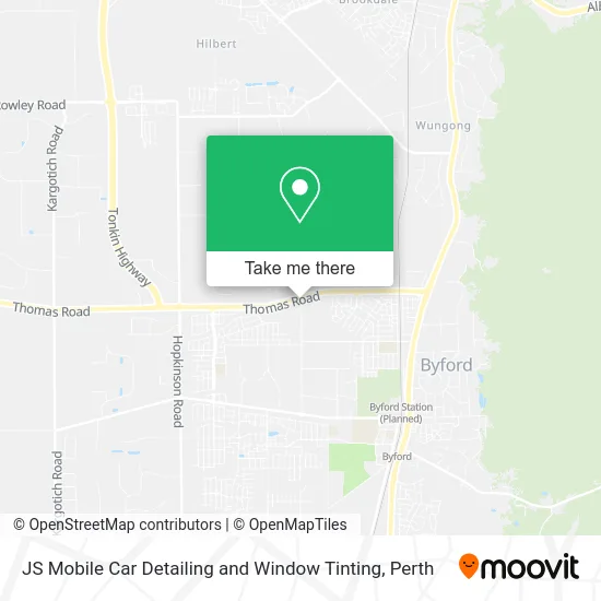 Mapa JS Mobile Car Detailing and Window Tinting