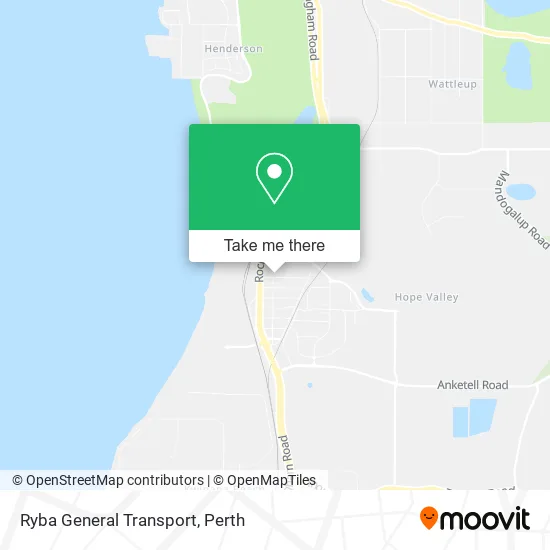 Mapa Ryba General Transport