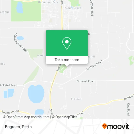 Mapa Bcgreen